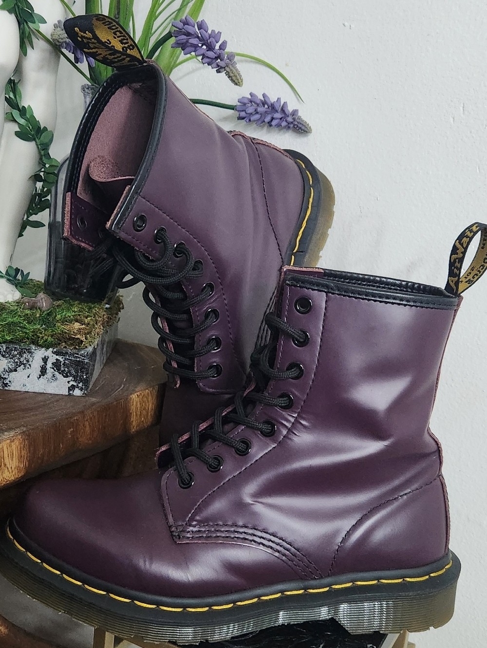 🖤 Dr. Martens 1460 Boots – Deep Cherry Oxblood 🍷✨